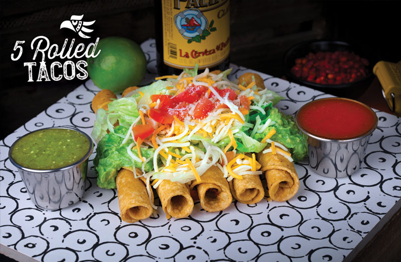 5 Rolled Tacos